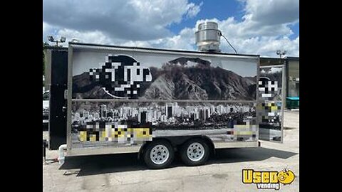 14' Food Concession Trailer-Mobile Food Unit with Pro-Fire System for Sale in Florida