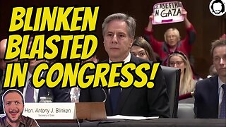 Antony Blinken Wrecked By Protesters In Congress