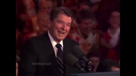 Ronald Reagan Joking About Democrat Followers