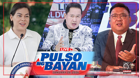 LIVE: Pulso ng Bayan kasama sina Atty. Harry Roque, Admar Vilando at Jade Calabroso | Jan. 26, 2024