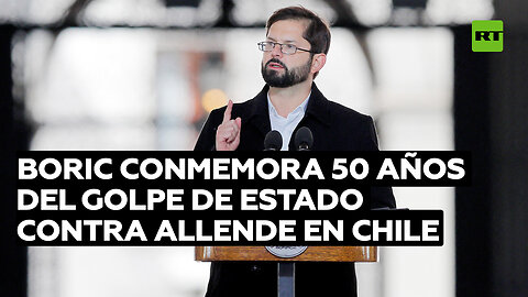Boric conmemora los 50 años del golpe de Estado contra Allende en Chile