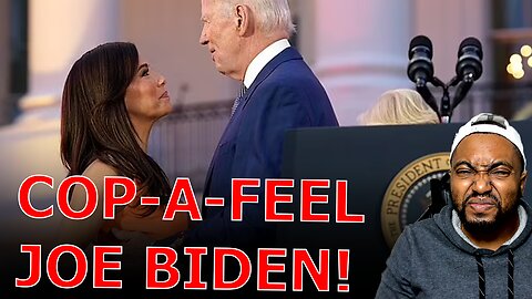 Eva Longoria PUSHES Joe Biden Away As He Tries To Cop A Feel After Making Creepy Jokes!