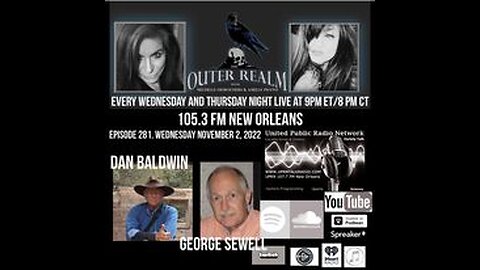 The Outer Realm Welcomes Dan Baldwin And George Sewell, November 2nd, 2022