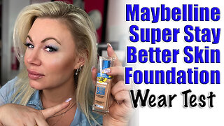 Maybelline Super Stay Better Skin Foundation Wear Test | Code Jessica10 Saves you Money at Vendors $