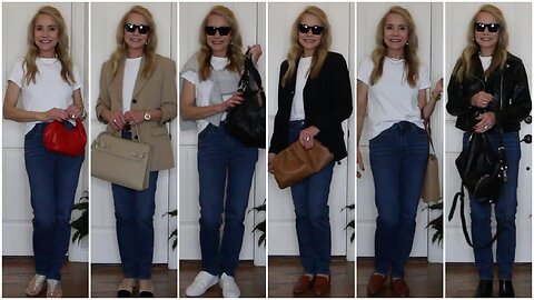 TEN WHITE T-SHIRT OUTFIT IDEAS (all of us can recreate!) | SHOP YOUR CLOSET WITH ME!