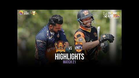 Match 21 Highlights: New York Warriors vs Morrisville Unity | US Masters T10 2023