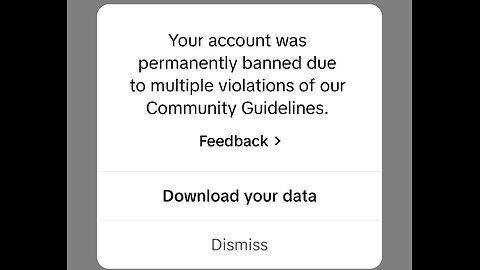 PERMANENTLY BANNED MY ACCOUNT
