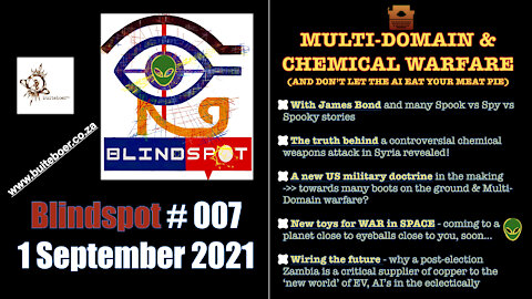 Blindspot #007 - Multi-domain & Chemical Warfare: The Non-Arab Spring Edition featuring James Bond