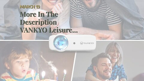 More In The Description VANKYO Leisure 430 (2020 Upgraded ) Projector, Mini Video Projector wit...