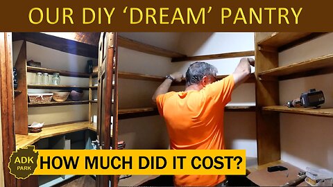 What it cost us to build our PERFECT PANTRY from scratch!