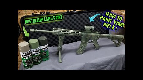 Camo Paint your rifle...Smith & Wesson M&P 15-22