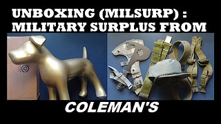 UNBOXING 181: Coleman's Military Surplus. US and British Belts, Swiss Cap, Ontario Knife SPAX