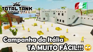 Finalizando o primeiro ato da Italia (Hard) - Total Tank Simulator - Gameplay PT-BR