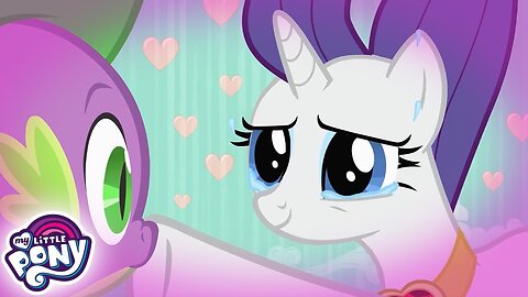 Hasbro's Officially Backs Sparity (Spike & Rarity) On The MLP FIM YouTube Channel For Valentine's