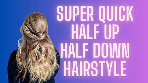 Come style a half up half down with me! #hairstyle #hairtutorial #weddinghairstyle #tutorial #shorts