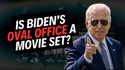 Is Biden’s Oval Office a Movie Set?