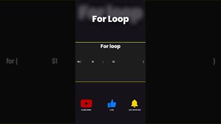 For loop intro #forloop #loopintro
