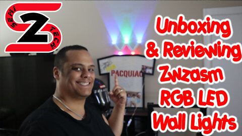 Unboxing & Reviewing Zwzasm RGB LED Wall Lights