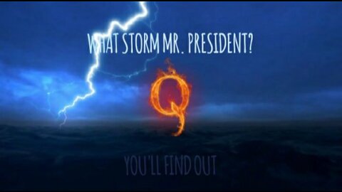 What Storm Mr. President?