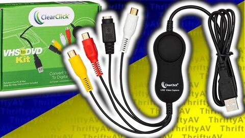 Digitize VHS with the ClearClick VHS to DVD Kit!