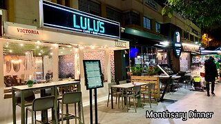 Lulu’s Cafe Bar in Benalmadena Spain | Monthsary Dinner