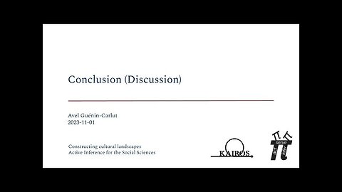 Conclusion (Discussion) ~ Active Inference for the Social Sciences 2023