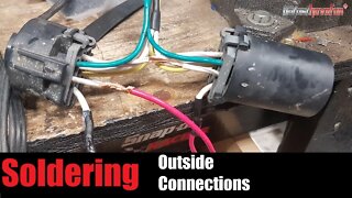 Soldering Outside Wiring Connections on a Vehicle | AnthonyJ350