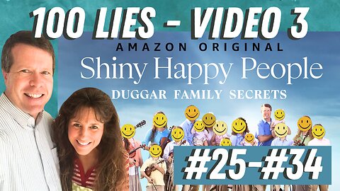 SHINY HAPPY PEOPLE LIES = SHINY SLANDER! VIDEO THREE #25-#34