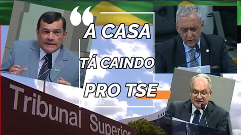 A CASA CAIU PRO TSE, OS PRESIDENTES DO TSE JÁ ATÉ TIVERAM INDICIAMENTO DE PRISÃO NA PF - BRASÍLIA.