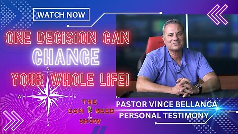 Pastor Vince - Personal Testimony!