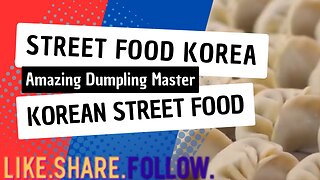 Street Food Korea - Amazing Dumpling Master - Korean Street Food