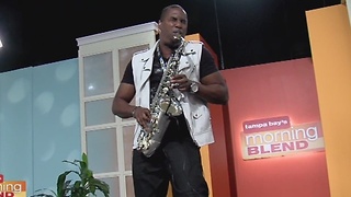 Eric Darius performs