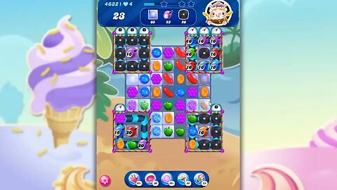 Candy Crush Level 4632 Talkthrough, 27 Moves 0 Boosters