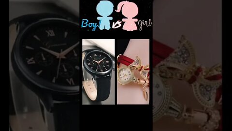 Boy watches Vs Girl watches #boyvsgirl #shorts #Vs #watches #yt #wristwatches #ytshorts #girlvsboy