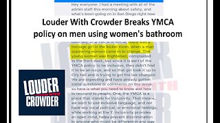 Louder With Crowder breaks story YMCA allows men to change in front of girls