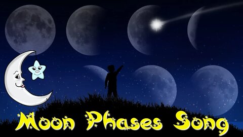 Moon Phases Song | 8 Phases of the Moon | Moon phase names