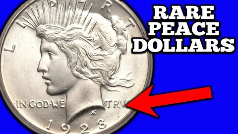 1928 Peace Dollar Coins Worth Money - Silver Coin Values!