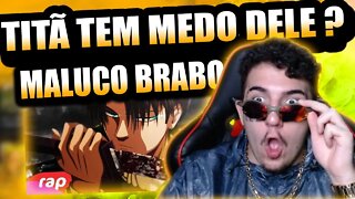 FUNKEIRO REACT Rap do Capitão Levi (Attack on Titan) - O MAIS FORTE DA HUMANIDADE | NERD HITS