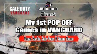 #CallofDuty - My 1st POP OFF Games in Vanguard