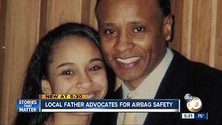 Local father advocates for airbag safety