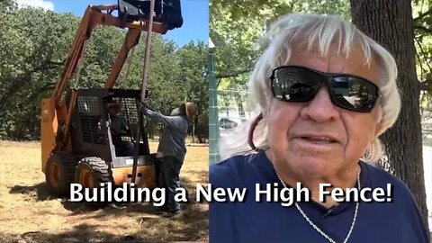 New Home for the Albino's Part 1! How to build a High Fence!