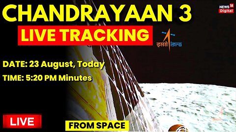Chandrayaan-3 Landing LIVE | India's Chandrayaan-3 mission | ISRO Live | Chandrayaan 3 Live Tracking