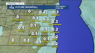 Light snow expected Friday evening