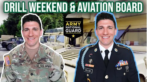 Army Warrant Officer pilot Board & Army National Guard Drill Weekend