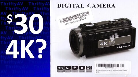 Generic 4K Camcorder? I put it to the test!
