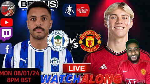 WIGAN ATHLETIC vs MANCHESTER UNITED LIVE WATCHALONG - FA CUP | Ivorian Spice