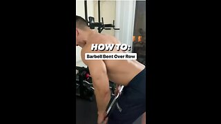 Build your Rhomboids with the Barbell Row!