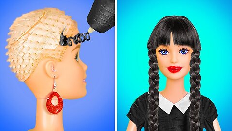 NEW GORGEOUS HAIRSTYLE FOR DOLL || Rich VS Broke 3D Pen Hacks