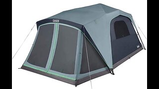 Coleman Skylodge 10 Person Instant Camping Tent With Screen Room