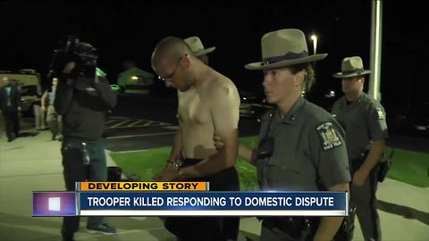 Trooper killed responding to domestic dispute